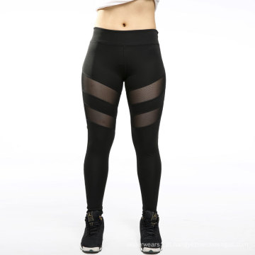 Calças de ioga profissional para corrida feminina esportiva leggings pretas fitness